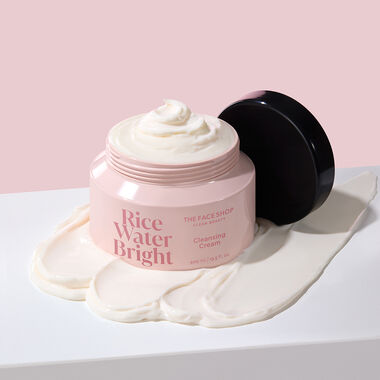 faces rice water bright cleansing cream