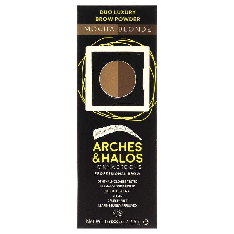 arches and halos duo luxury brow powder