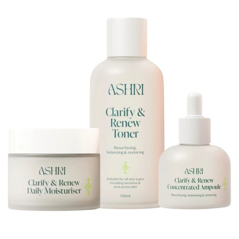 ashri skin clarify & renew trio
