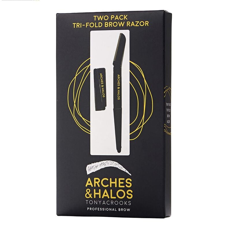 arches and halos two pack trifold eyebrow razor