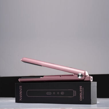 faces cordless comb hair straightener