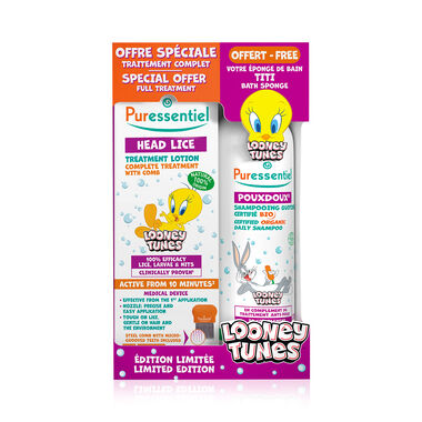 faces looney tunes head lice lotion   comb   shampoo
