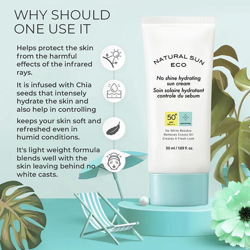 the face shop natural sun eco no shine hydrating sun cream