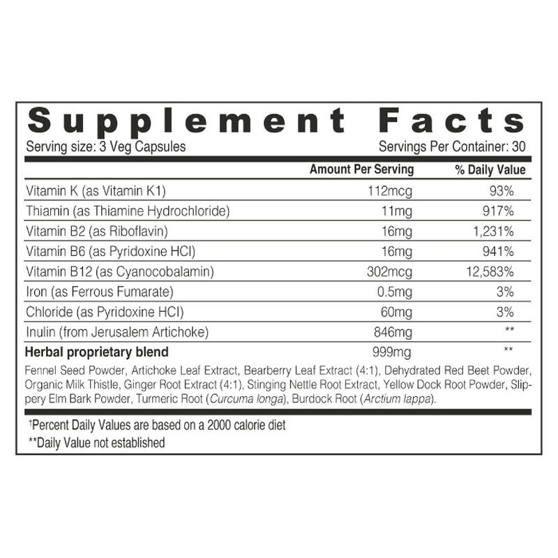 sunshine nutrition daily cleanse, herbal full body detox for liver, kidney and colon health