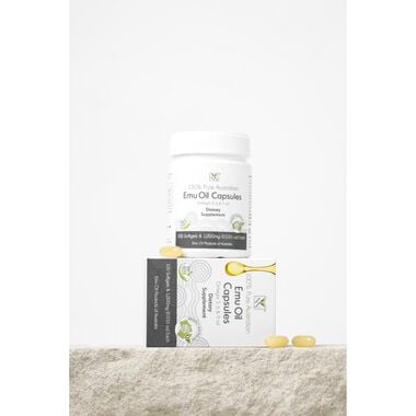 faces pure emu oil capsules with omega 3 6 9  vitamin k2   cla