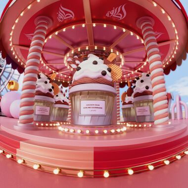 faces harlequin cream give me gourmand