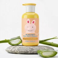 Baby Body Wash and Shampoo faces baby body wash and shampoo