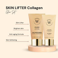 faces skin lifter boost collagen moisturiser 50ml   skin lifter boost collagen gel serum 30ml