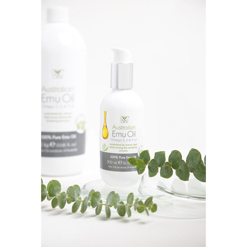 y not natural 100% pure unscented australian emu oil for skin