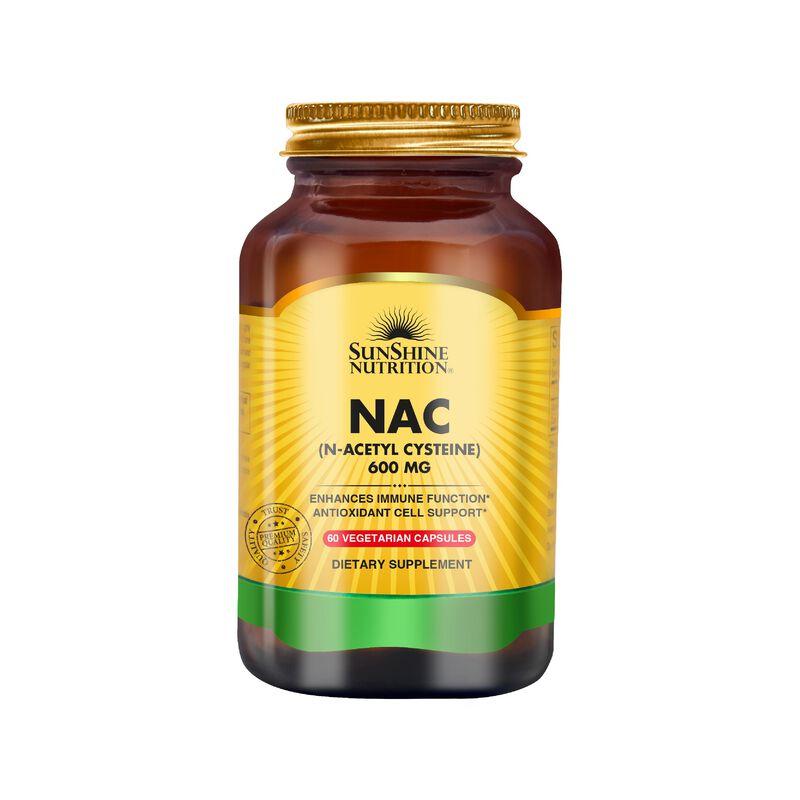sunshine nac nأسيتيل 600 مجم كبسولات نباتية