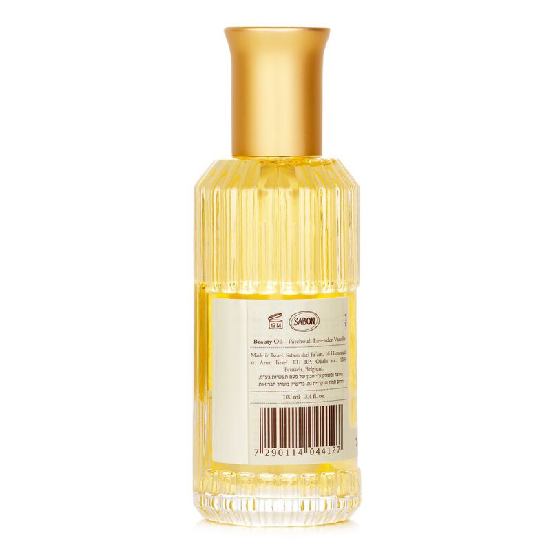 sabon beauty oil  patchouli lavender vanilla