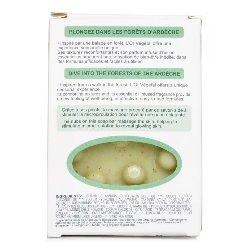 melvita l'or vegetal organic exfoliating smoothing body soap