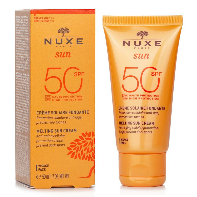 nuxe sun melting cream high protection for face spf 50