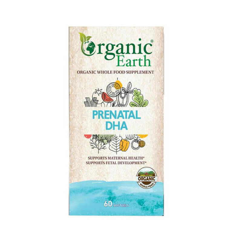 organic earth prenatal dha for pregnancy and lactation support