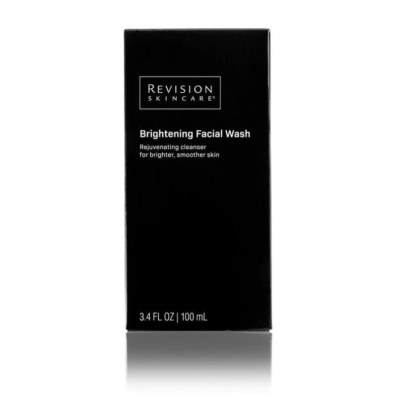 revision skincare brightening facial wash