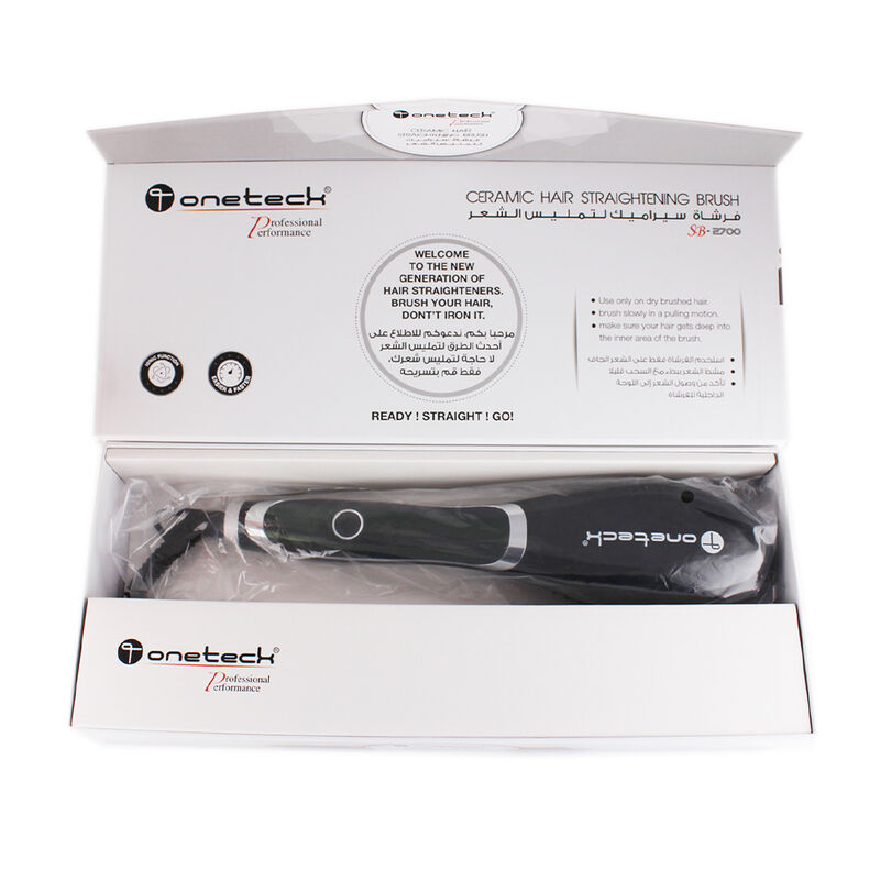 onetech ceramic hair straightening brush