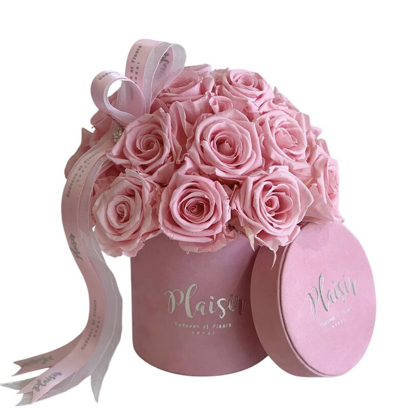 plaisir cadeaux et fleurs forever rose infinity  dome petite