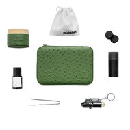 faces مجموعة حقيبة سفر جلدية