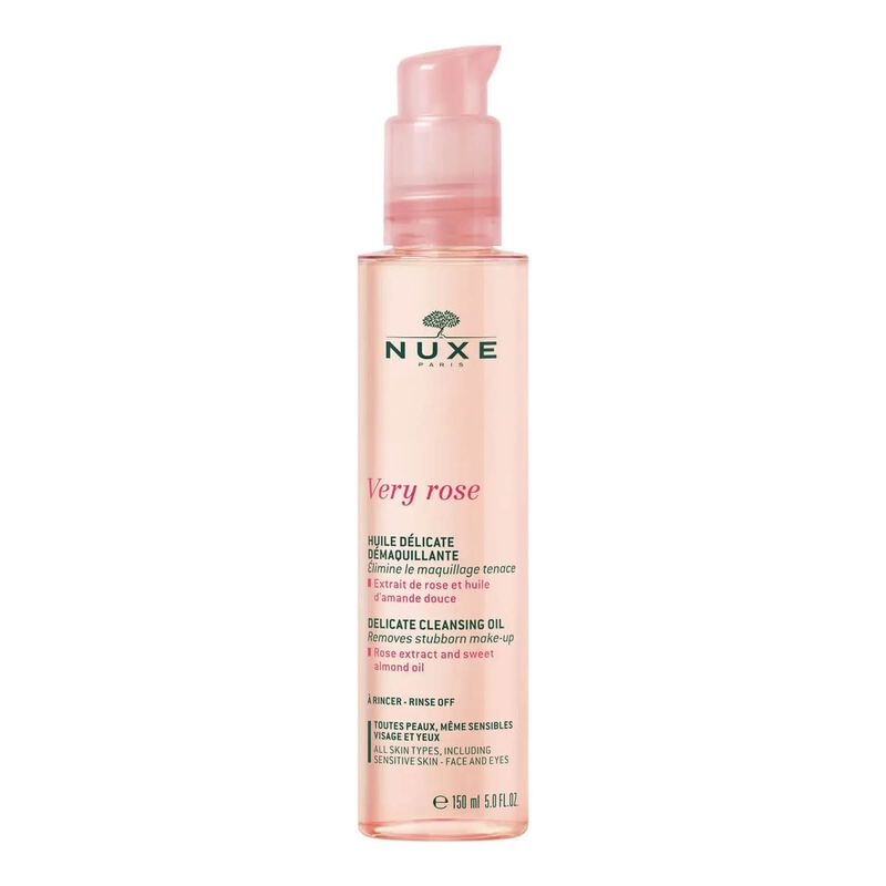 nuxe very rose delicate cleansing oil