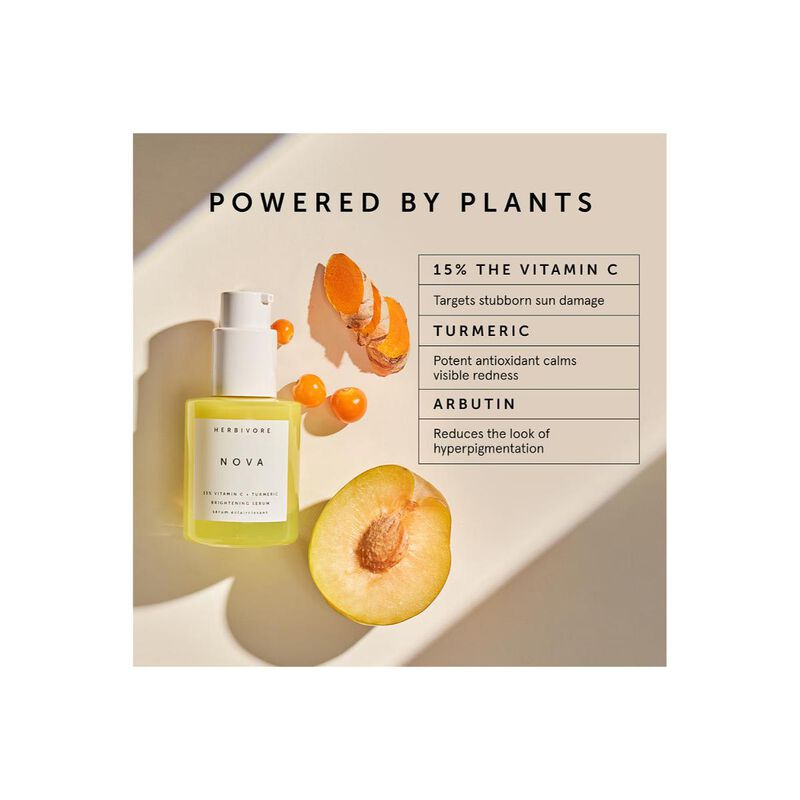 هيربيفور سيروم لتفتيح البشرة بالكركم وفيتامين c نسبة 15%