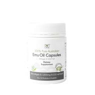 faces pure emu oil capsules with omega 3 6 9  vitamin k2   cla