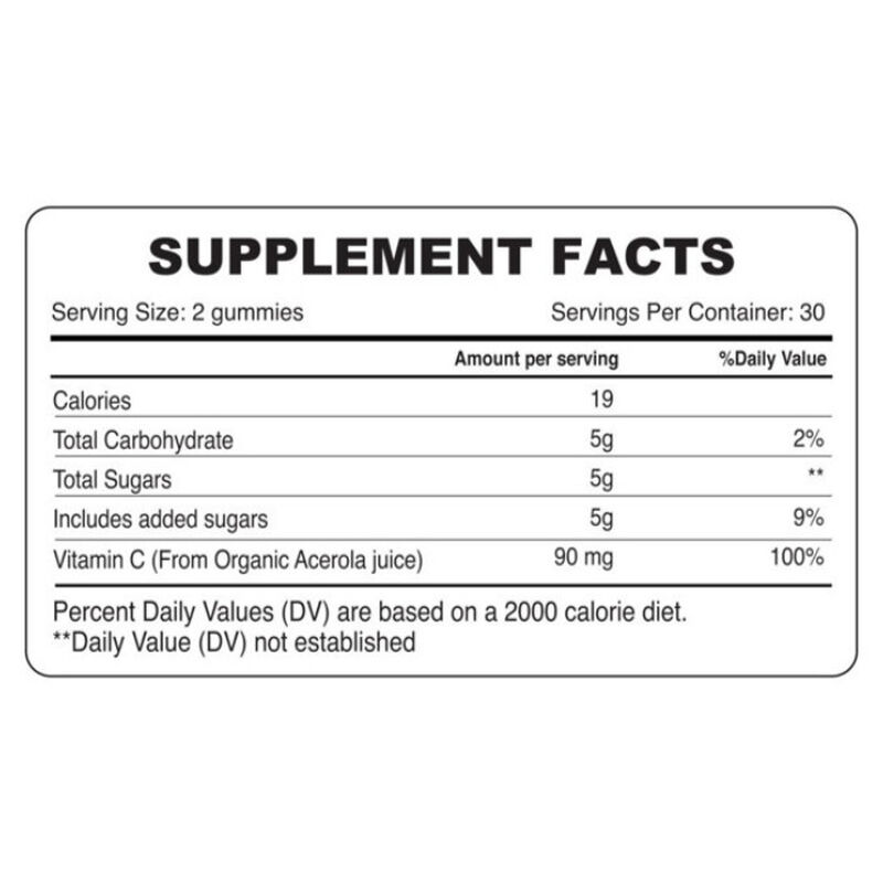 organic earth vitamin c gummies for kids