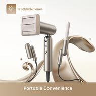 Pocket Folding Hair Dryer faces pocket folding hair dryer