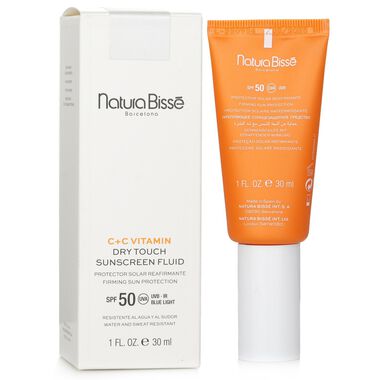 faces c c vitamin dry touch sunscreen fluid firming sun protection spf 50
