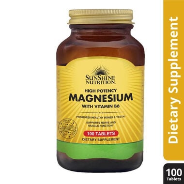 Nutrition High Potency Magnesium With Vitamin B6 faces nutrition high potency magnesium with vitamin b6