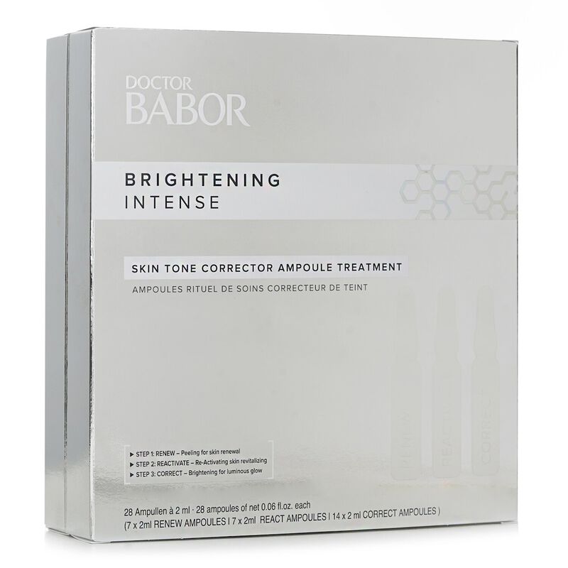 babor brightening intense skin tone corrector ampoule treatment