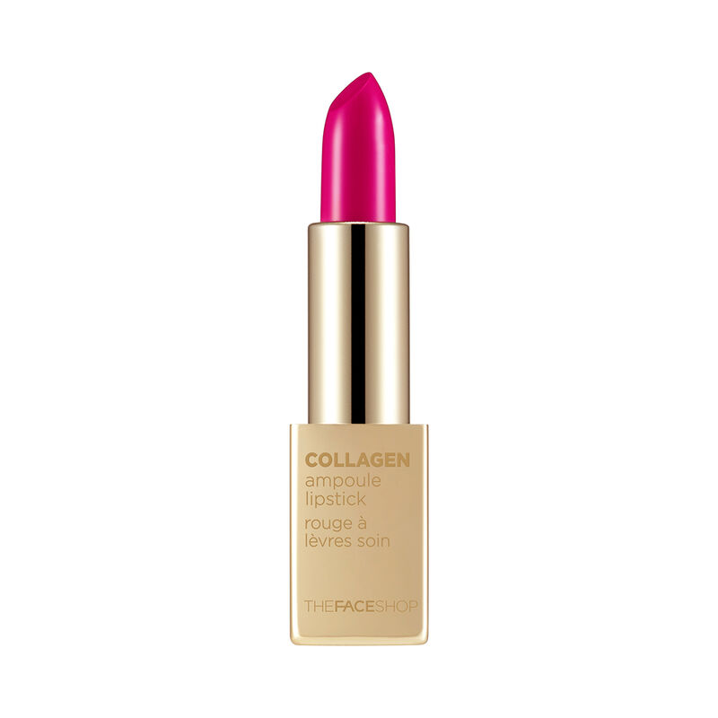 the face shop collagen ampoule lipstick 07