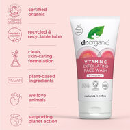 Dr Organic Guava Vitamin C Exfoliating Face Wash faces dr organic guava vitamin c exfoliating face wash