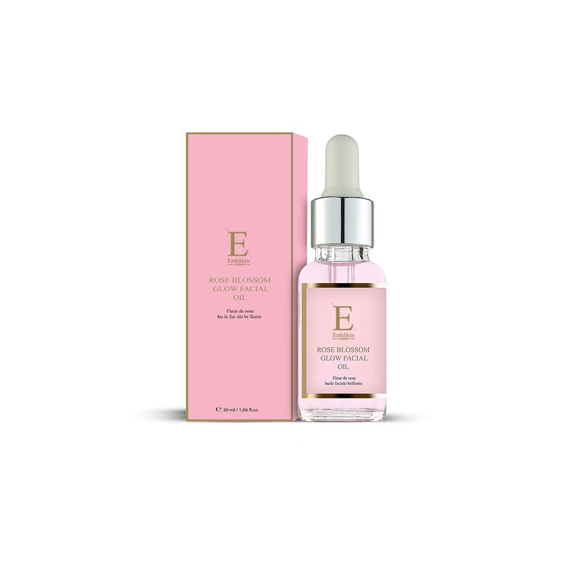 erthskin london rose blossom glow facial oil 30ml