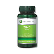 faces zinc 50mg tabs