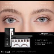 faces diy eyelash extensions starter kit harmony brown