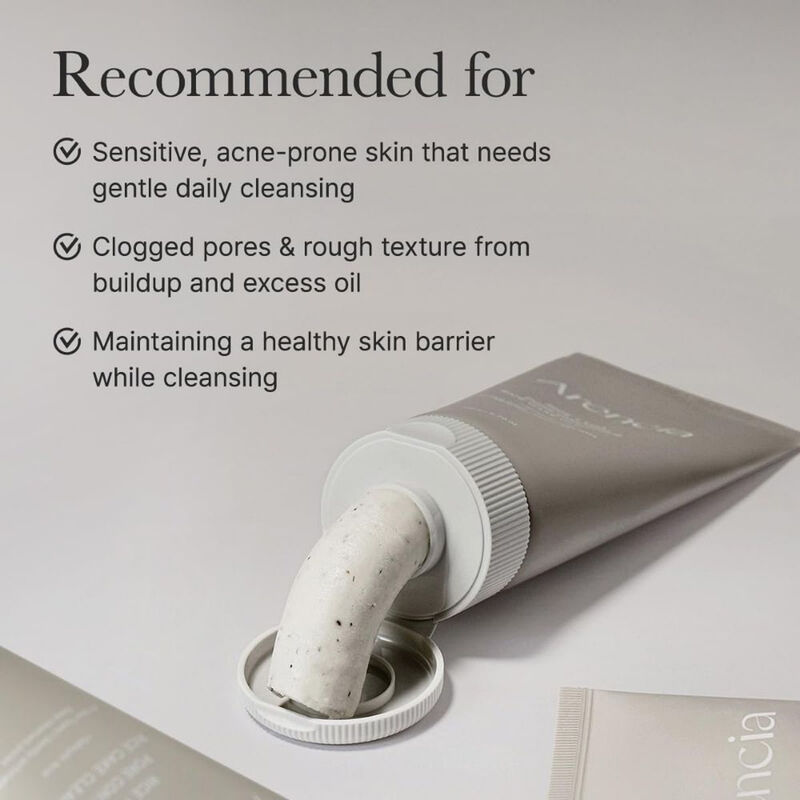 arencia rice + lha pore control rice cake cleanser