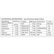 faces nutrition platinum collagen hair shots