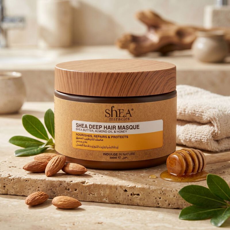 shea miracles shea hair masque almond oil & honey