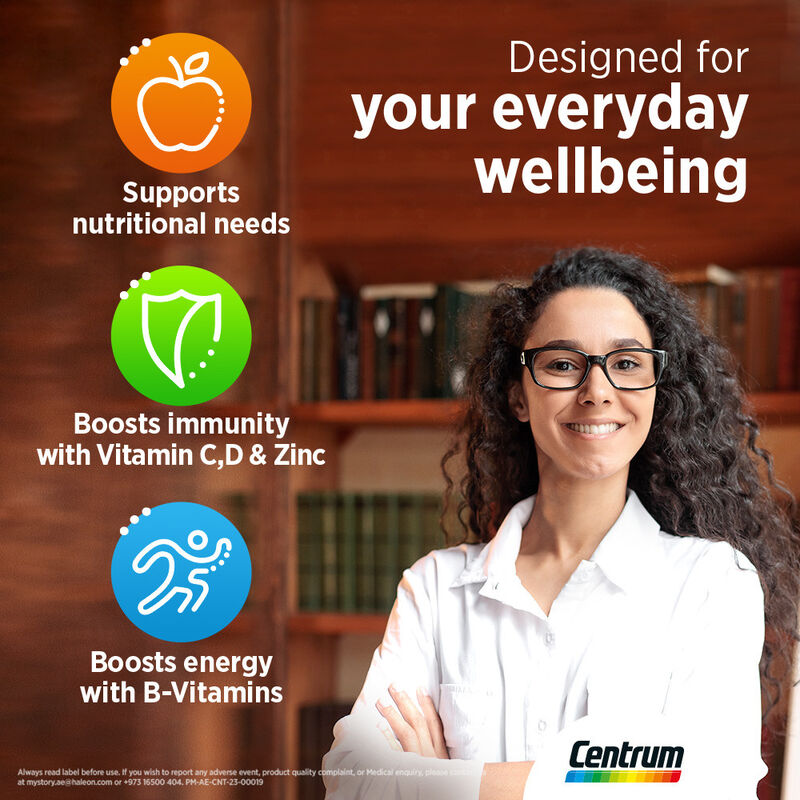 centrum adult multivitamin, complete daily vitamins & minerals for energy, immunity & wellness