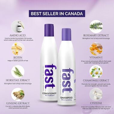 faces f a s t  fortified amino scalp therapy shampoo   conditioner set