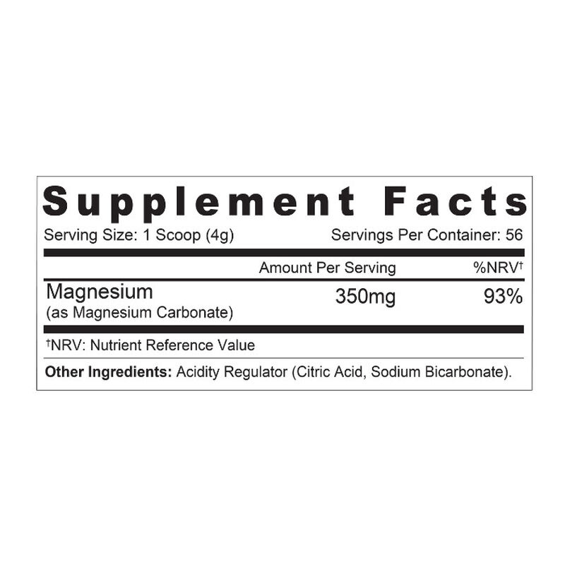 sunshine nutrition magnesium powder original