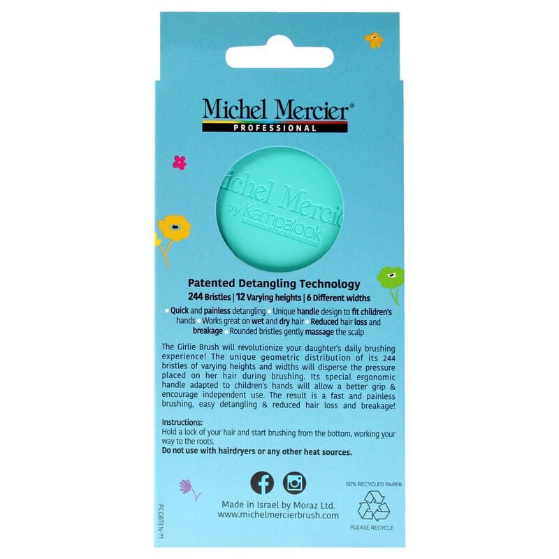 michel mercier the girlie detangle brush thick and curly hair