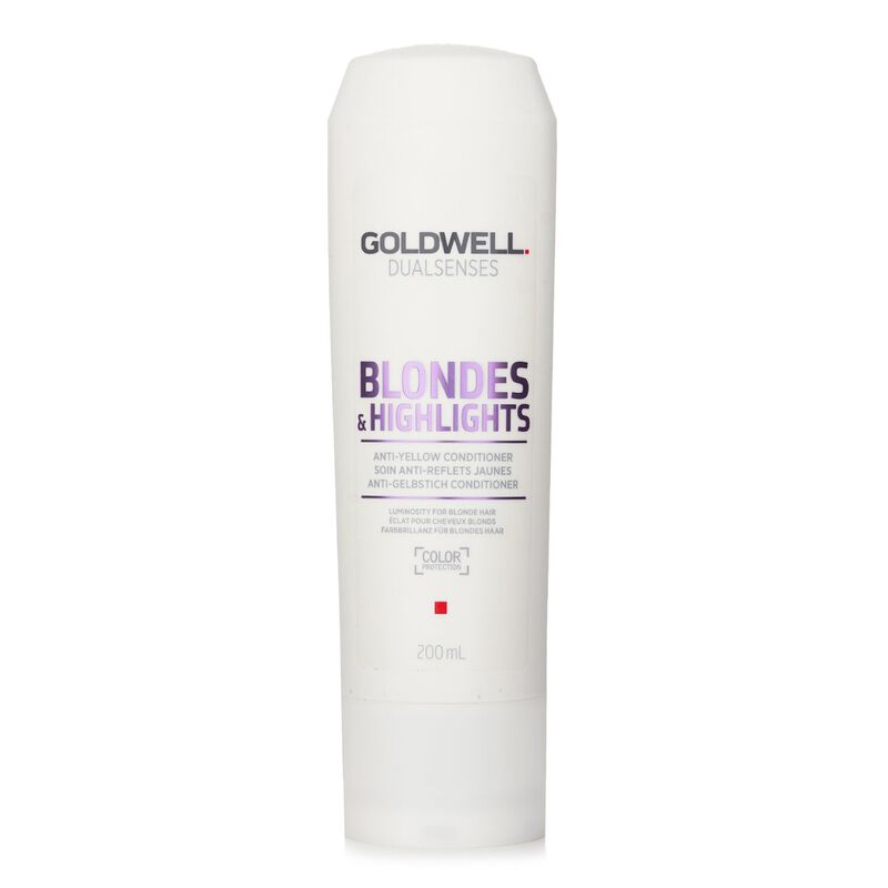 goldwell dual senses blondes & highlights antiyellow conditioner