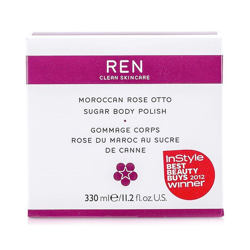 ren moroccan rose otto sugar body polish