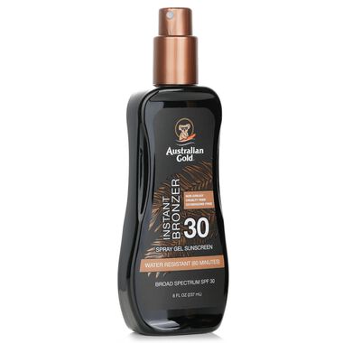 faces spray gel sunscreen spf 30 with instant bronzer
