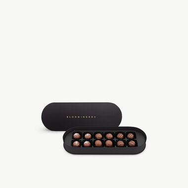 faces small truffles oval black box