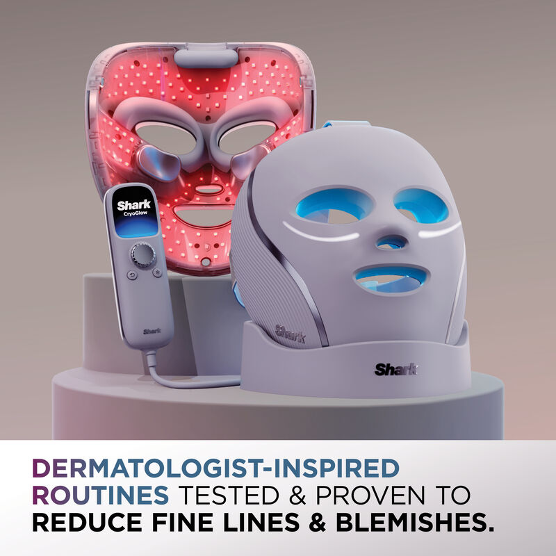 shark cryoglow led face mask