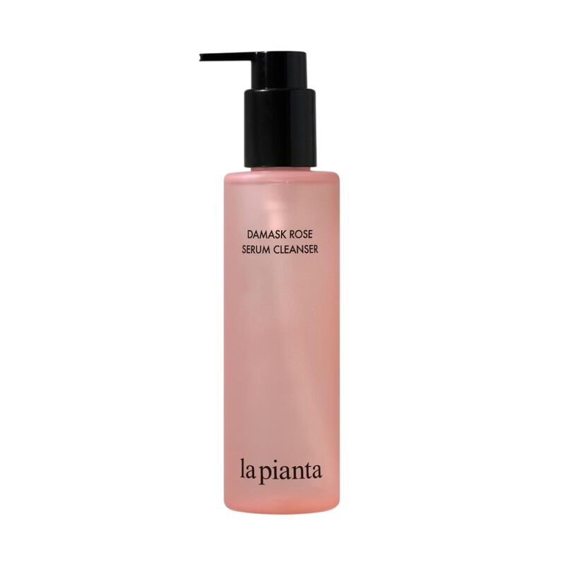 la pianta damask rose serum cleanser