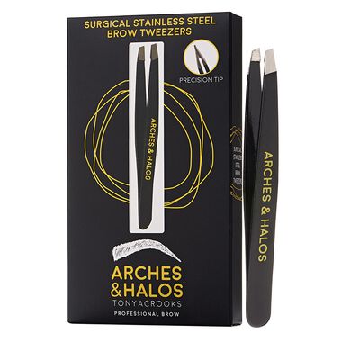 faces surgical stainless steel brow tweezers