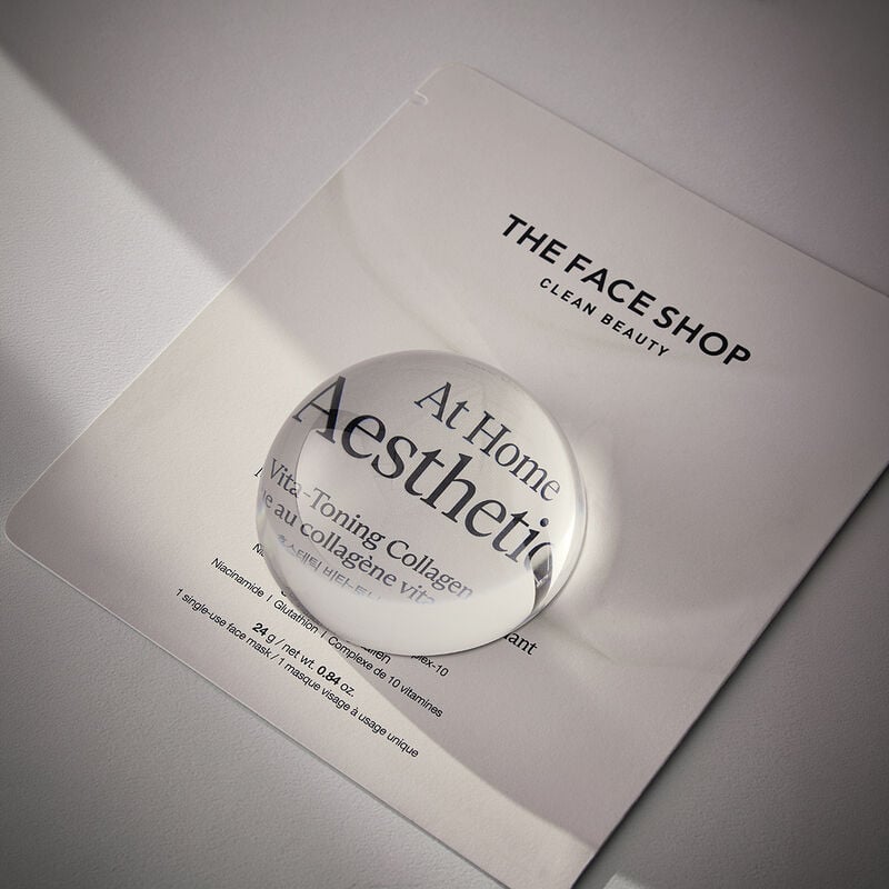 the face shop at home aesthetics vitatoning collagen mask